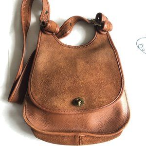Coach vintage saddle bag